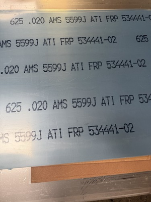 #ad Inconel 625 Sheet 24quot; x 36quot; x .020quot; $150.00