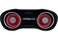 US Speedo Red Dodge Challenger Gauge Face for Clusters 2015-2024 (SRT)