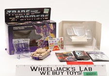 Blitzwing COMPLETE W BOX & INSERT 1985 G1 Transformers Hasbro UNUSED STICKERS