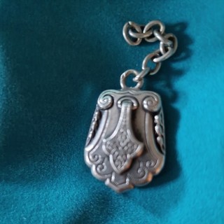 Pendantif Ancien Argent Massif