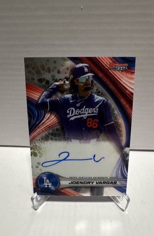 2024 Bowman's Best - Best of 2024 Autographs Joendry Vargas #B24-JV Refractor...