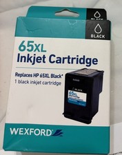 65XL Printer Ink Black for HP ENVY 5000 5030 5032 5034 5052 5055 Combo NIB Wexfo