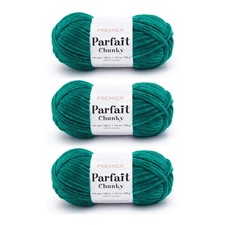 Bundle of 3 - Premier Yarns Parfait Chunky Yarn - Emerald 1150-30