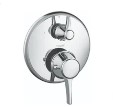 Hansgrohe 15752001 #23 Ecostat Classic Thermostatic Valve Trim with Integrated V