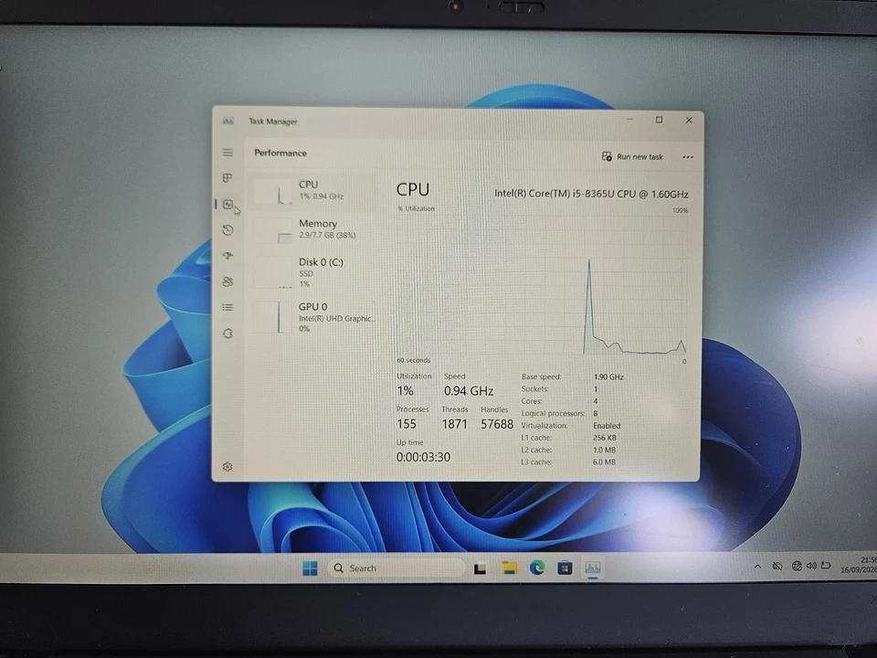 Lenovo ThinkPad X1 Carbon G7 · i5-8365U · 8GB · 1TB, photo 4 of 5