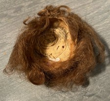 PERRUQUE ANCIENNE POUPÉE ANCIENNE JUMEAU SFBJ TAILLE 2