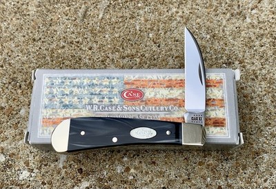Case Swayback Gent Knife - 2022 - SparXX Black Pearl Kirinite
