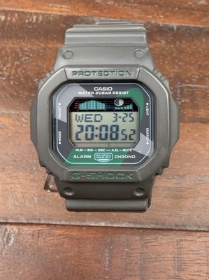 CASIO G-SHOCK GLX-S5600 G-LIDE Tide Graph Moon Data 200m Gray Green