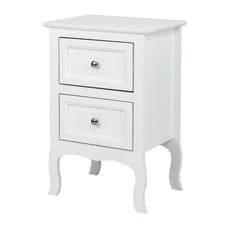 Night Stand Bedroom End Table Bedside Furniture 2 Layer Drawer Storages NEW