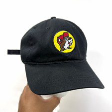 Buc-ee's Men's Black Adjustable Baseball Cap Buc-ee's Beaver Logo, One Size