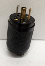 NEW NO BOX HUBBELL 15A 125V MIDGET LOCKING PLUG 7594NP