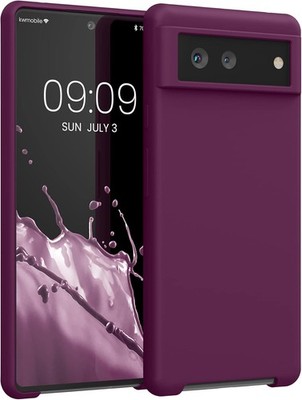 Bordeaux Violet TPU Silicone Phone Cover Case for Google Pixel 6