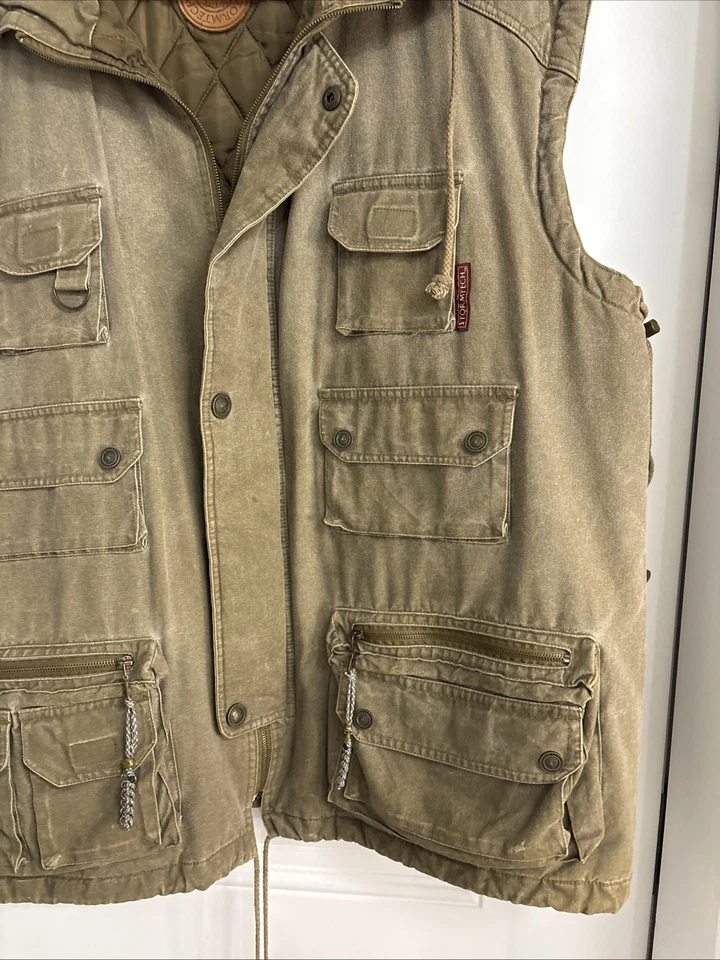 Chaleco con cremallera completa aislante térmico marrón desgastado Stormtech 2XL para hombre Foto 4 de 4