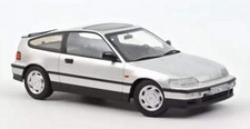 Honda CRX 1990 Silver 1:18 Diecast Model Car by Norev 188011