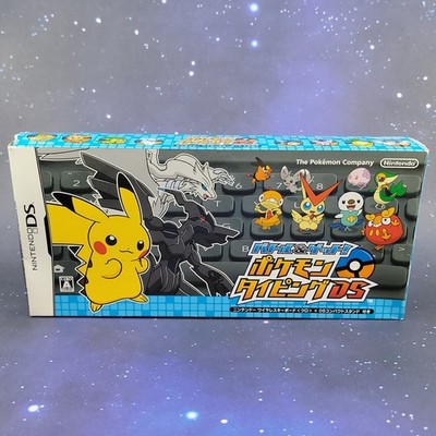 Nintendo DS Battle & Get Pokemon Typing DS Japanese Import with Keyboard Black