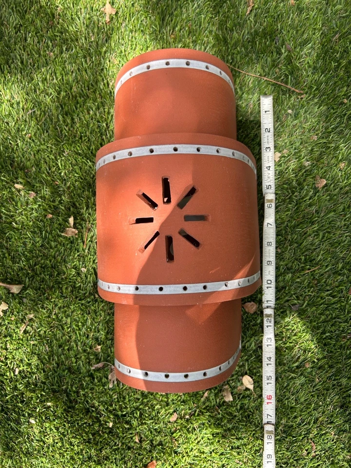 Aplique de pared de terracota de 2 niveles estilo Martha and Beaumont Mood - crema Foto 4 de 4