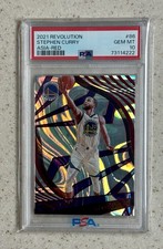 Stephen Curry Asia Red 2021 22 Revolution PSA 10 Gem Mint Warriors