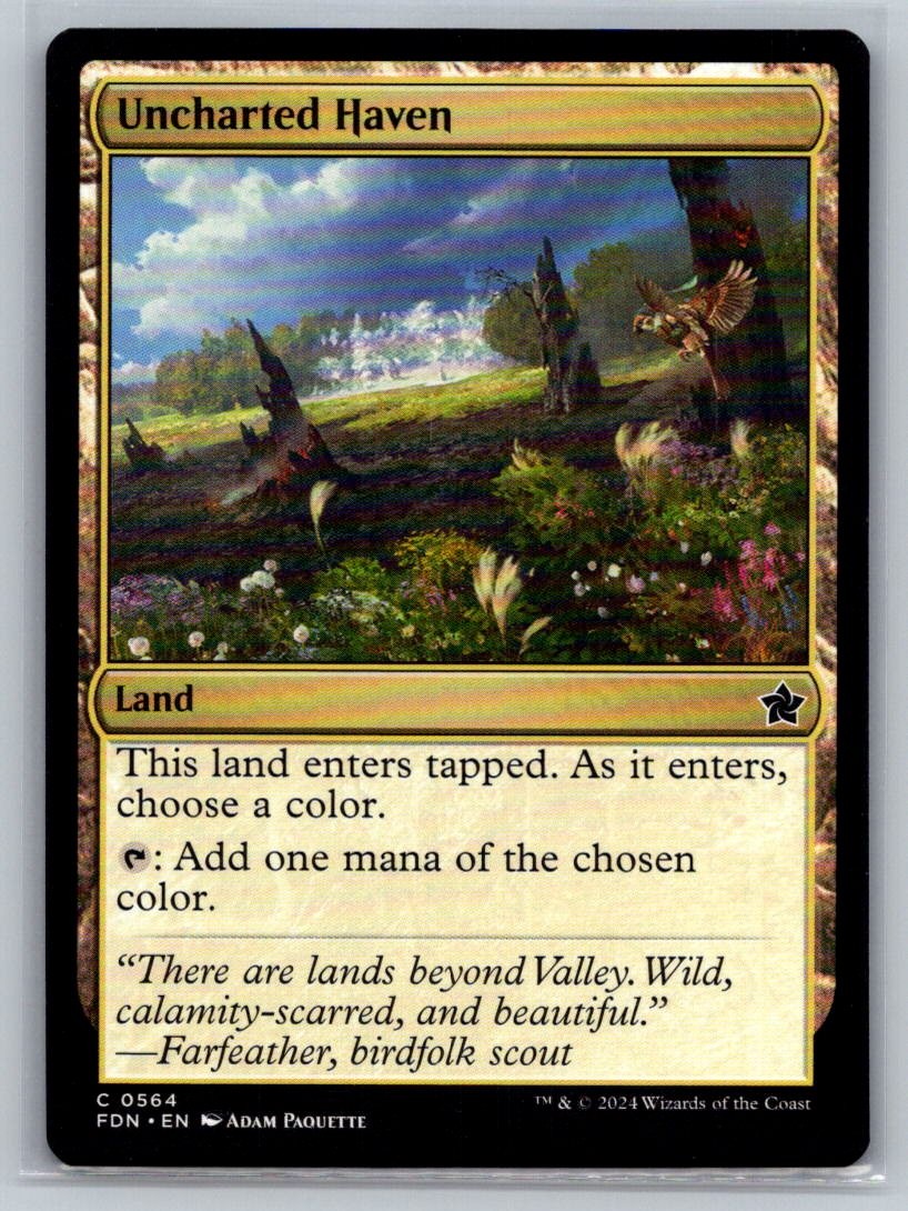 UNCHARTED HAVEN FOUNDATIONS 564 COMMON MAGIC: THE GATHERING - NM/M