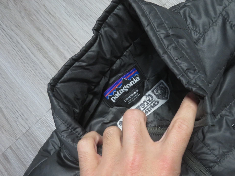 Patagonia Mens Vest Grey Size Large Nano Puff 84242 - Image 2 of 4