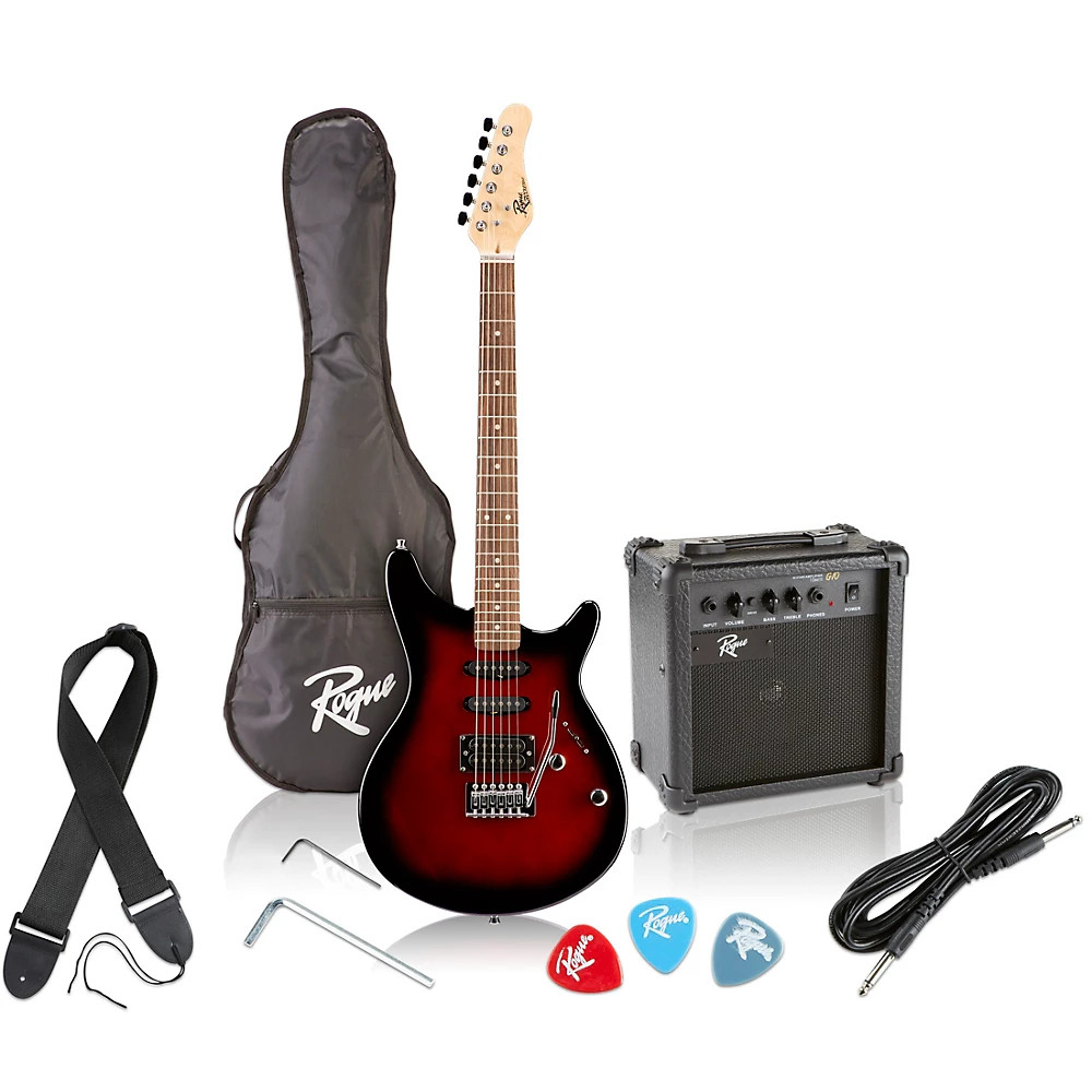 Комплект электрогитары Rogue Rocketeer Red Burst 35290₽