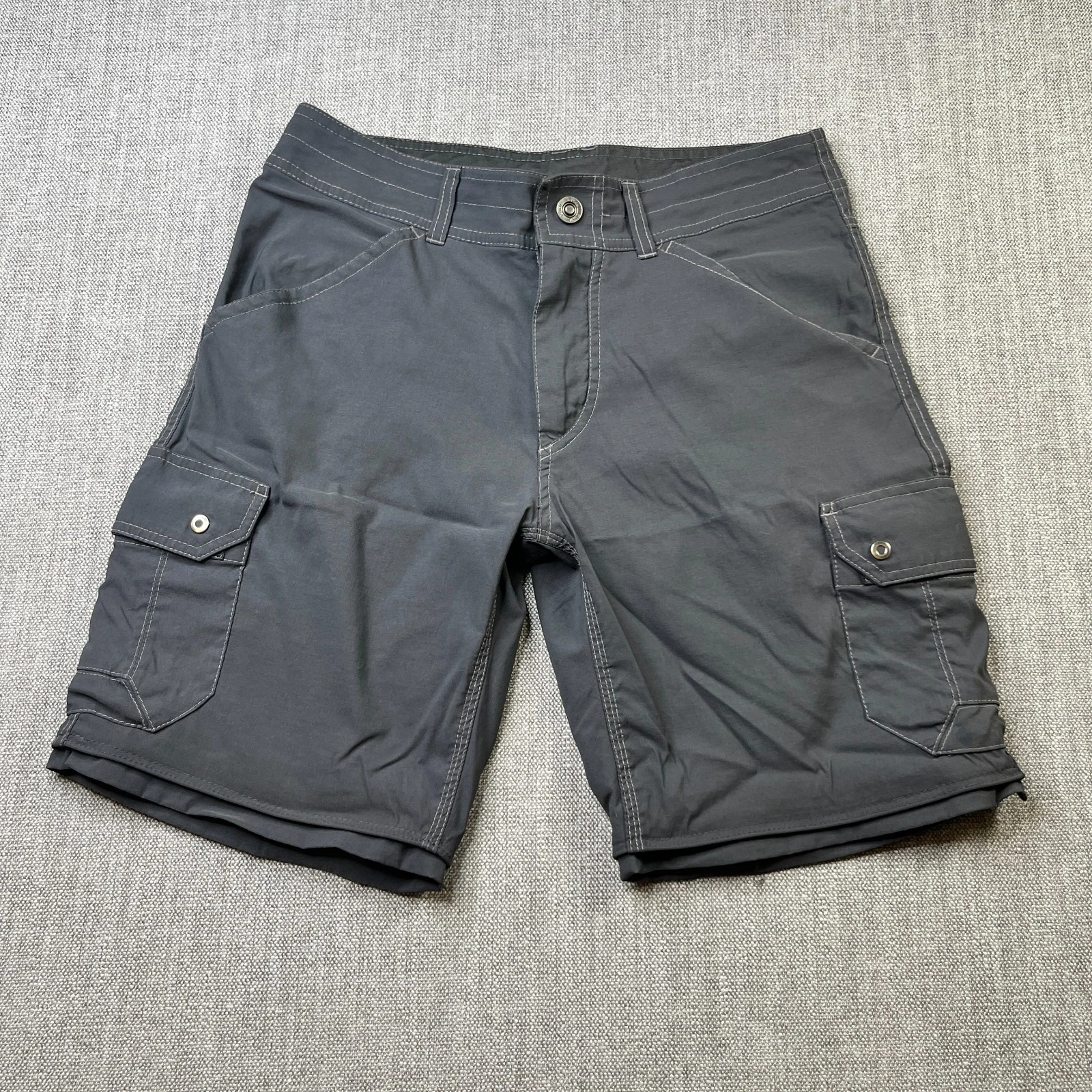 Kuhl Renegade Convertible Pant Mens 30 Charcoal Gray *SHORTS ONLY* Outdoor Hike