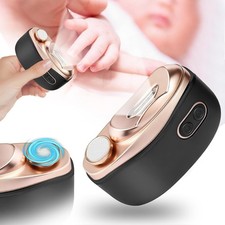3 in1 Automatic Electric Toe Nail Clippers Trimmer LED Light  Nail Clip Black