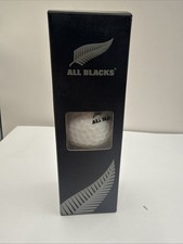 NEW ZEALAND ALL BLACKS Golf Ball Set 3 X Balls Official Licensed NZ RUGBY