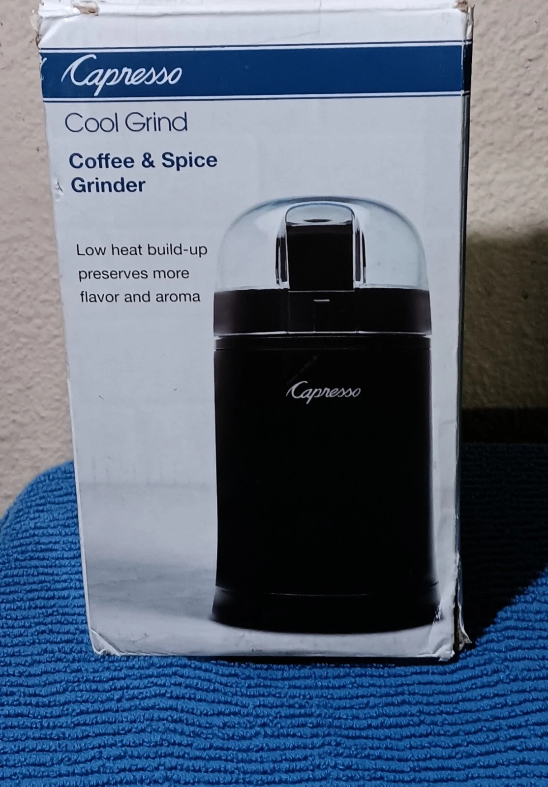 Coffee & Spice Grinder, Black, 3.5oz Capacity, Cool Grind