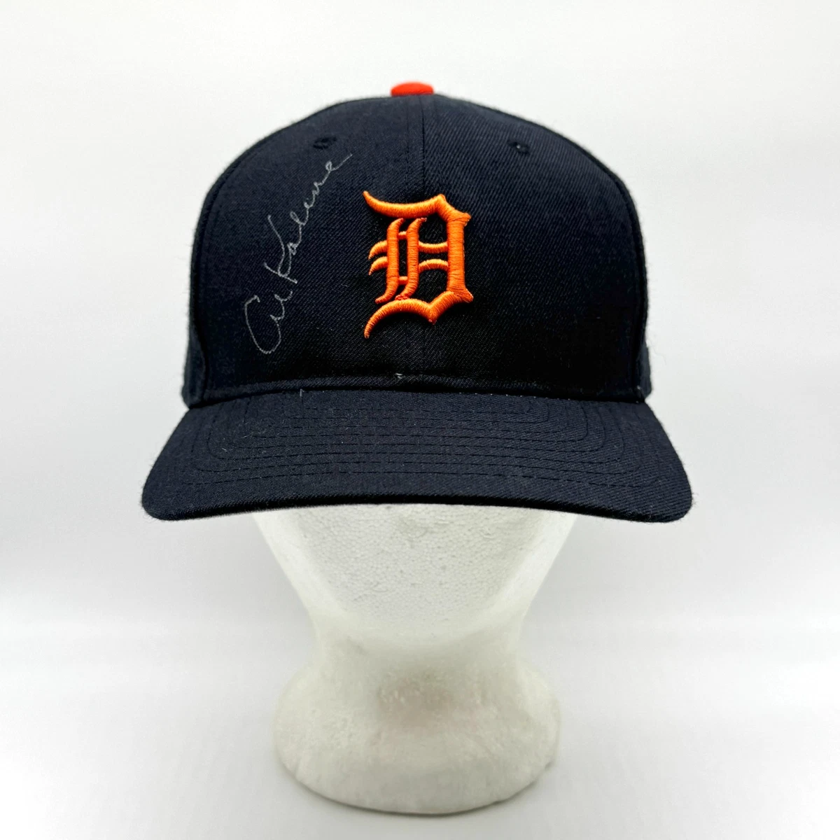 Al Kaline Signed DETROIT TIGERS HAT MLB COA JSA WITH LETTER Blue NE Al Kaline Signed Authentic Detroit Tigers Game Model  main image 4