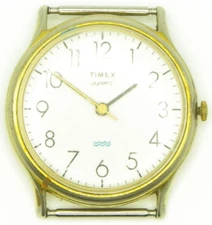 Timex T20 Mens Quartz Battery Watch Case Only Stainless Steel Read Description