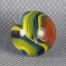 Vintage Marble: NM 19/32 Vacor 1st Run Michelangelo Swirl -One Killer Old Mib