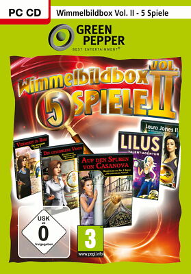 Wimmelbildbox Vol. II 5 Spiele Lilus Talent Agentur - Die gestohlene Venus, etc.