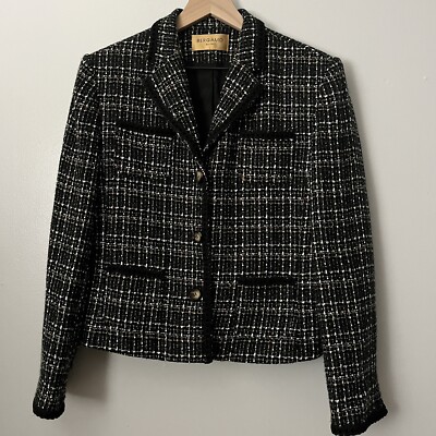 Vintage Bergamo by EBI Tweed Brown Black Neutral Size Small? Preppy Academia