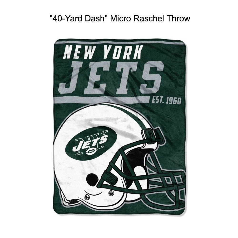 Pick Your Team Dash Micro Raschel Throw Blanket
