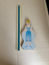 Disney Princess Cinderella 25pc Wooden Magnetic Dress Up Doll 8"