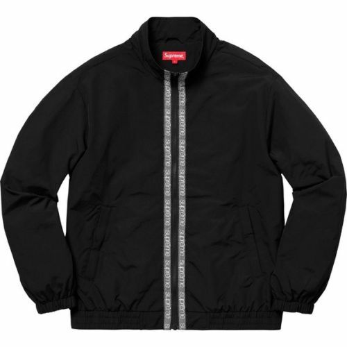 Supreme Classic Logo Taping Track Jacket SS18 | eBay