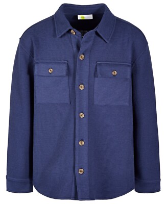 Epic Threads Little & Big Boys Waffle-Knit Over Shirt Size Medium-10/12
