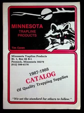 Minnesota Trapline Products 1987-1988 Catalog Hunting Traps Bait Lures Snares