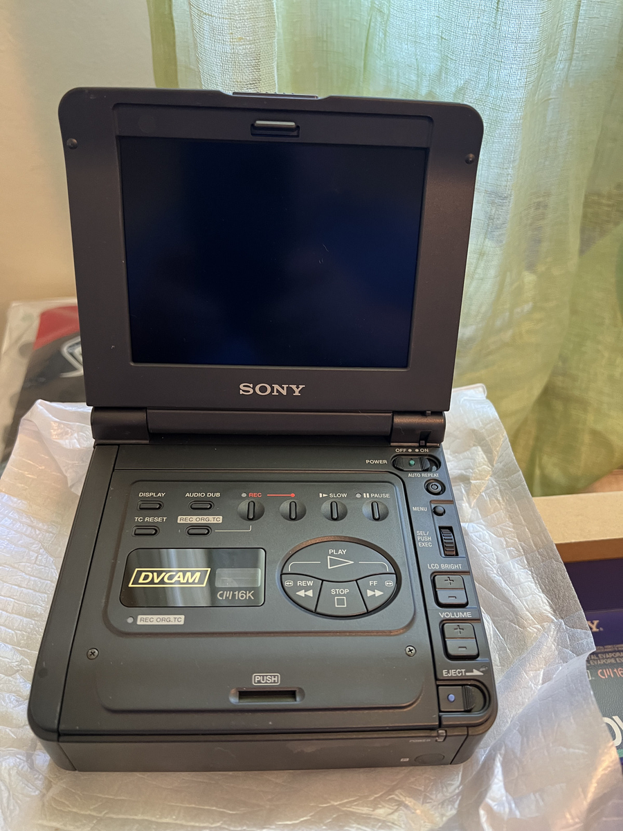 Sony DVCam DSR-V10 Video Cassette Recorder ***LikeNew / Mint*** | eBay