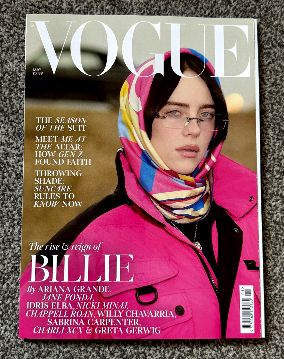 New & Unread - British VOGUE UK Magazine - May 2025 Billie Eilish