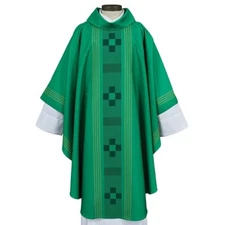 Green Chasubles, Treviso Collection Chasuble and Stole, Green Chasuble Vestment