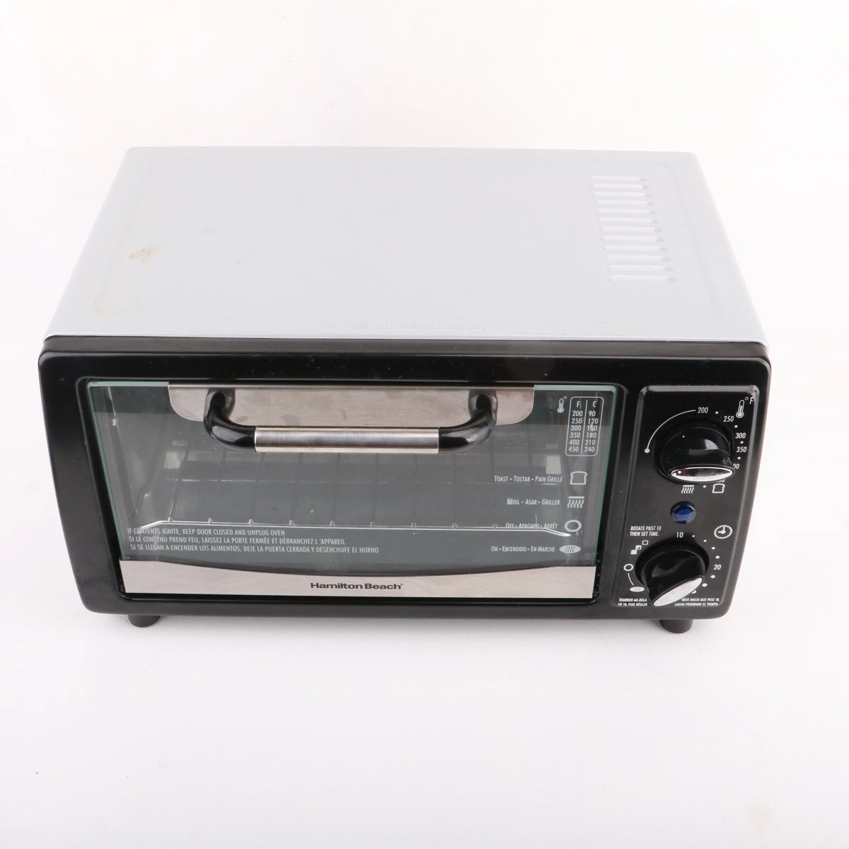 Hamilton Beach 31144 Four Slice Toaster Oven Stainless Steel eBay