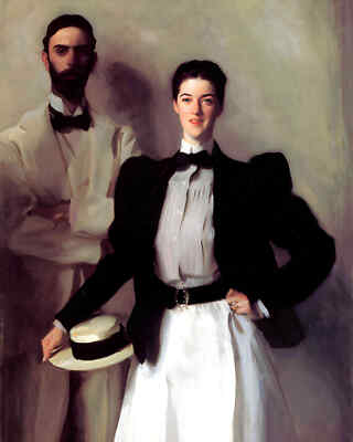 Mr. and Mrs. Isaac Newton Phelps Stokes 1897 Painting by John Singer Sargent