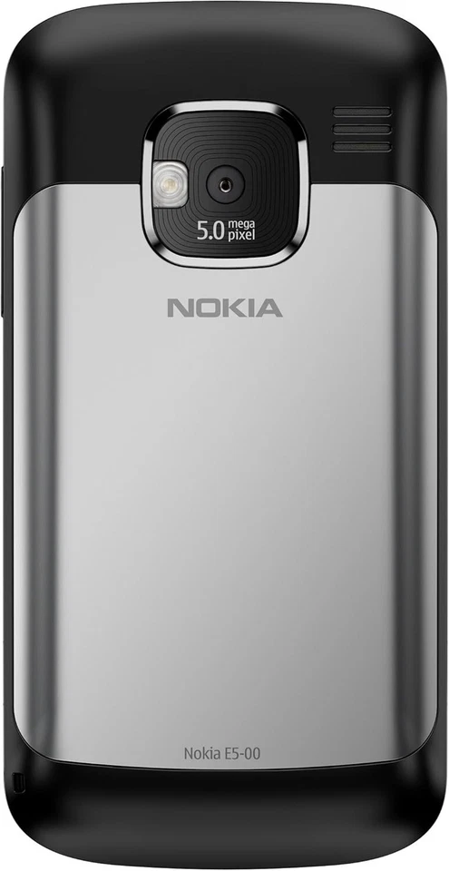 Nokia E5-00 - Black (Unlocked) Qwerty Smartphone black - Image 4 of 4