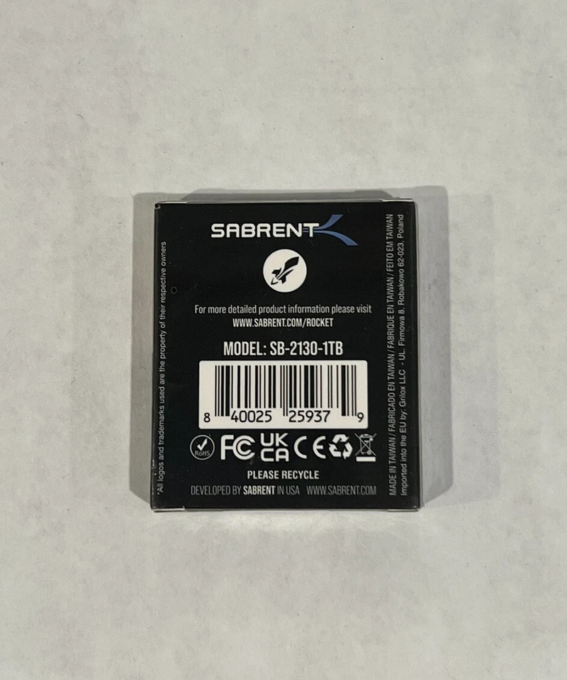 ✅ NEW SABRENT 1TB Internal SSD for Steam Deck & ROG Ally Rocket NVMe 4.0 (5GBps) - Image 2 of 2