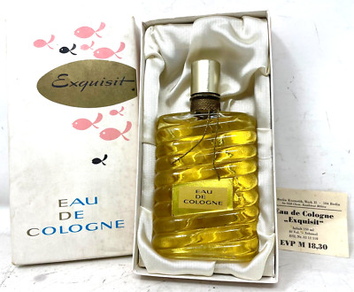 Berlin Kosmetik Eau de Cologne '' Exquisit '' 150ml DDR 1960er Jahr aus Sammlung /