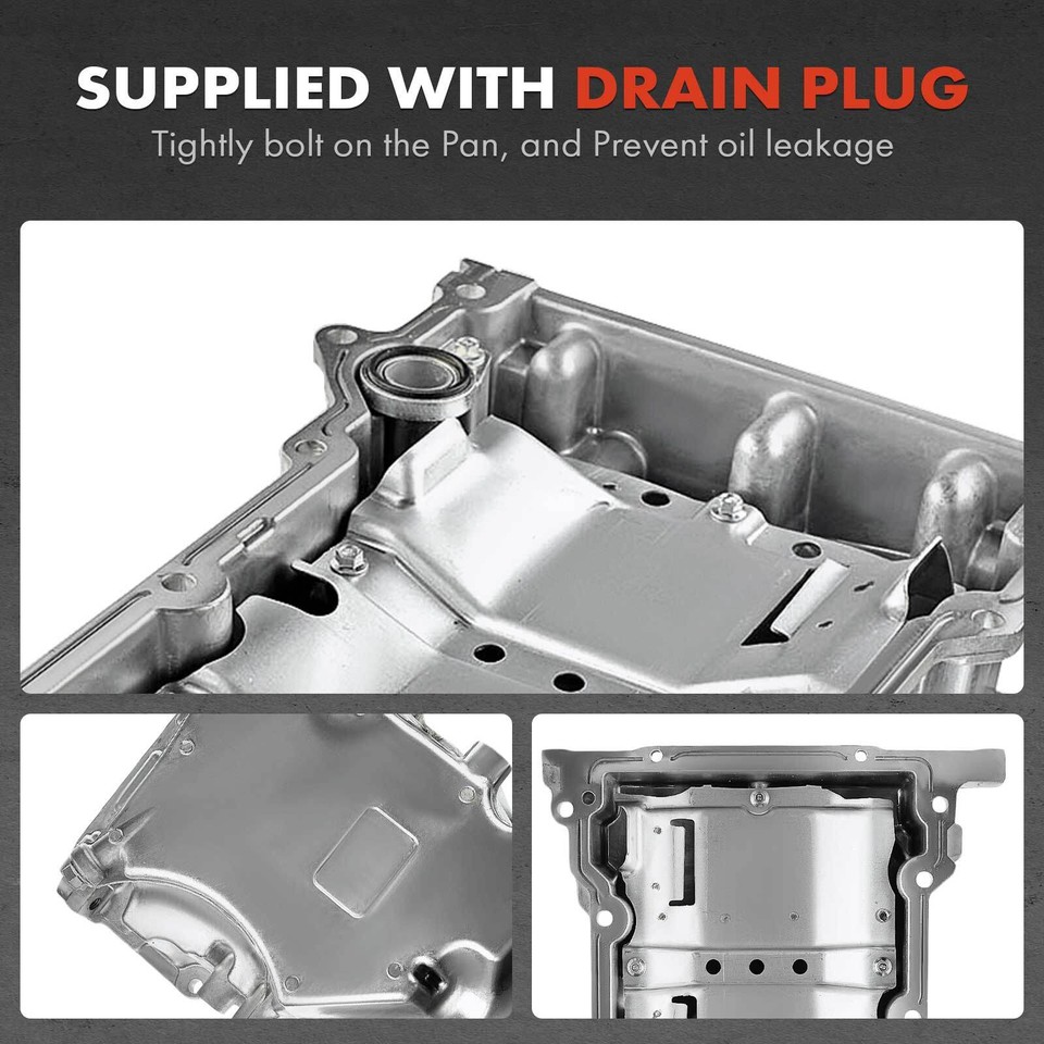 Engine Oil Pan for Cadillac Chevrolet Buick Pontiac Saturn GMC Acadia ...