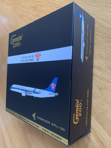 CHINA SOUTHERN ERJ-190 EMBRAER Diecast Gemini 200 Model 1:200 G2CSN615 B-3148 - Picture 7 of 12