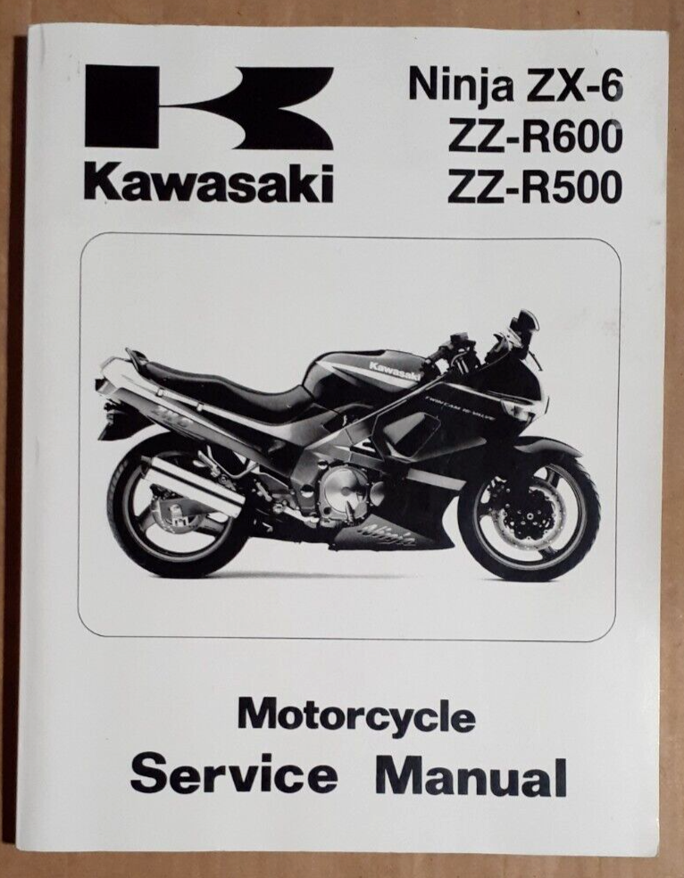 Kawasaki Ninja ZX-6/ZZ-R600/ZZ-R500 1990-1993 Motorcycle Service