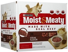Purina Moist Meaty Steak Flavor Adult Dry Dog Food
